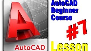 AutoCAD Beginner Course  Working with Coordinate Lesson 7 [upl. by Nelav]