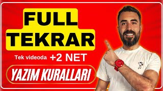 YAZIM KURALLARI FULL TEKRAR 2 NET  KPSS  TYT TÜRKÇE FULL TEKRAR 2024  Deniz Hoca [upl. by Sonstrom144]