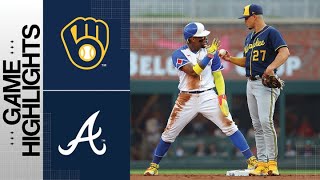 Brewers vs Braves Game Highlights 72923  MLB Highlights [upl. by Boorer289]