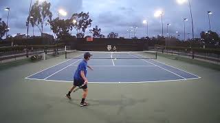 Yea it was a double bounce  Age 47  USTA 50 Tennis [upl. by Milone]