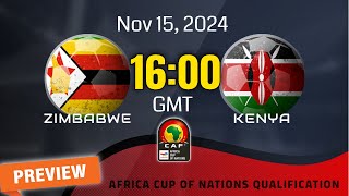 Africa Cup of Nations Qualifying  Zimbabwe vs Kenya  prediction team news lineup  Preview [upl. by Joseito104]