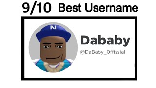 Rating Roblox Usernames [upl. by Aholah315]