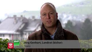 Jörg Genhart Landrat bisher Stans [upl. by Oleg521]