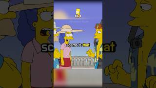 Fate of the Scammer Who Betrayed the Simpsons🥴 simpsons shorts [upl. by Olinde]