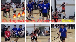 St Augustine vs Streetsville AA Semis  ROPSSAA Senior Boys Volleyball  November 6th 2024 [upl. by Ahsemrak751]