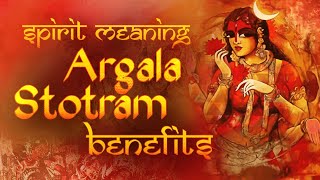 Benefits of Chanting Argala Stotram  Devi Argala Stotram Benefits [upl. by Attikram]