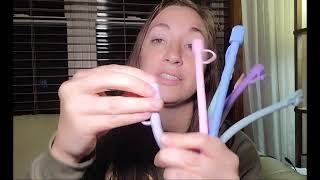 REUSABLE STRAWS WITH COVERS 8 Pack Silicone Compatible with 40oz Tumblers [upl. by Ivana]