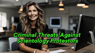 Is a Scientology Agent threatening protestors weoutside zdtexposed LAPDHQ scientologycult [upl. by Genisia]