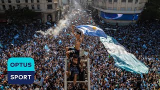 The most INCREDIBLE reactions around the world of Argentina winning World Cup in Qatar [upl. by Daza]