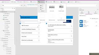 PowerApps Demo Simple Job Tracker [upl. by Norrab]