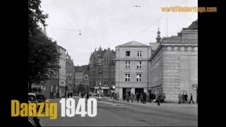 Danzig 1940  Gdańsk  GdańskWrzeszcz  Langfuhr [upl. by Thia44]