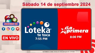 Loteka y la Primera en vivo 🎰 │ Sábado 14 de septiembre 2024 – 755 PM [upl. by Melania]