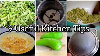 9 பயனுள்ள சமையலறை குறிப்புகள்  9 Useful Kitchen Tips amp Tricks in tamil [upl. by Lafleur]