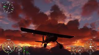 MSFS PZL104 Wilga Night Flying in Washington [upl. by Maitund]