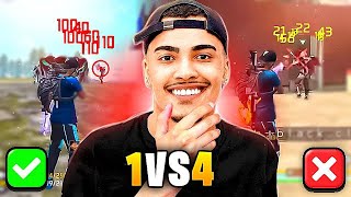 O VÍDEO ACABA QUANDO EU FIZER UMA KILL COM TIRO NO PEITO  SOLO VS SQUAD  FREE FIRE [upl. by Udelle]