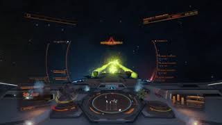 Anaconda and 4x 3class Guardian Plasma chargers vs Thargoid Cyclop solo [upl. by Yelroc749]