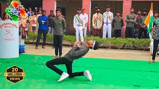 TeriMittiKesariDanceVideo Kunwar ji inter college chandrawar Rasra Ballia 26 January 2023 [upl. by Risteau]