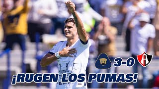 PUMAS GOLEA EN ATLAS EN LIGA MX APERTURA 2023 JORNADA 16  EN ZONA FUT [upl. by Uv]