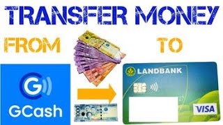 HOW TO TRANSFER MONEY OR BANK TRANSFER FROM GCASH TO LANDBANK [upl. by Corydon300]