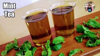 How to make mint tea at home  पुदीने की चाय  Green tea for weight loss [upl. by Linell]