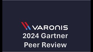 Varonis Triumphs in 2024 Gartner Peer Review [upl. by Dermot]