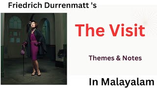 The Visit by Friedrich Durrenmatt Summary in Malayalam Themes Explained [upl. by Alya]