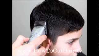 Tapered Haircut  How To Blend Hair With Clippers [upl. by Adnorhs]