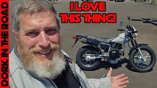 Yamaha TW200 On and Off Road Test Ride The Most Charming Dual Sport Motorcycle Ever [upl. by Nathaniel]