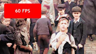 60 fps Laborers in Victorian England 1901 [upl. by Joon]