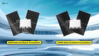 Balkonkraftwerk SOLAR Testsieger Stiftung Warentest Photovoltaik [upl. by Tammara]