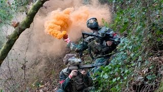 Full Metal Jacket Scenario Game at Paintball Hellas [upl. by Norvin]