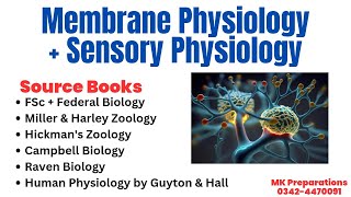 Membrane Physiology and Sensory Physiology  Human Five Senses  FPSC Lecturer Biology amp Zoology [upl. by Carmela]