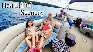 Beautiful Scenery Of Otis Lake MA 🇺🇸 Swimming familyvlog [upl. by Mmada]