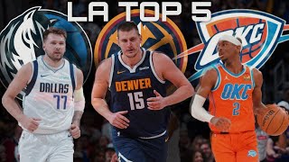 Le migliori 5 squadre in NBA Thunder Mavs e Nuggets possono sfidare Boston [upl. by Neill162]