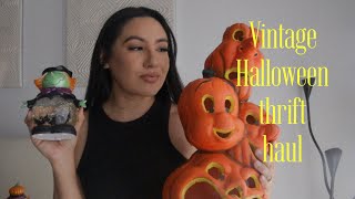 VINTAGE HALLOWEEN THRIFT HAUL [upl. by Acirehs665]