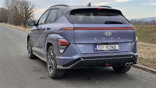 Hyundai KONA NLine HEV  0100 kmh Eco Sport 50100 kmh [upl. by Aital421]