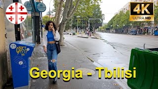 Georgia  TBILISI City Walking  4k Street TBILISI walkingtour [upl. by Nnylecyoj]