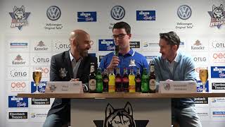 20181012 Kassel Huskies  Heilbronner Falken 42  Pressekonferenz [upl. by Ddahc629]