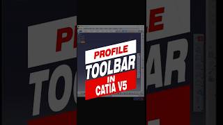 Profile Toolbar  Catia V5 Tutorial  CAD Tutorial catiatutorials catiav5 caddesign catia [upl. by Anipsed]