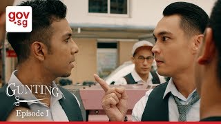 Gunting The Series Episode 1《 Malay drama with English subtitles 》 [upl. by Hoj229]