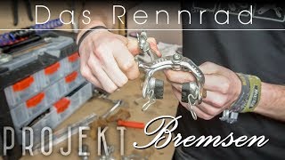 Rennrad Projekt  Bremsen reinigen und einstellen [upl. by Malley692]