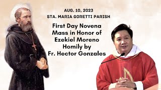 HOMILY on the 1st Day Novena Mass to St Ezekiel Moreno with Fr Hector Gonzales on Aug 10 2023 [upl. by Oetsira]