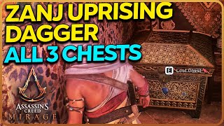 Zanj Uprising Dagger amp All Upgrade Schematics Assassin’s Creed Mirage [upl. by Ayk243]