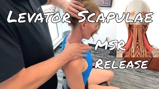 Levator Scapulae Release  MSR Procedures [upl. by Geldens]