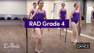 RAD Grade 4 Ballet class at En Pointe Dance school York [upl. by Bess]