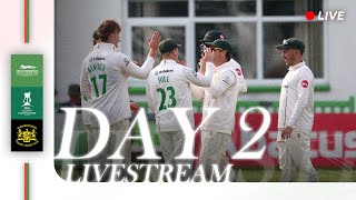 LIVE  Leicestershire CCC v Gloucestershire CCC  County Championship Day Two [upl. by Nifares255]