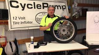 Seating A Tubeless Motorcycle Tire Using the BestRest BeadSetR [upl. by Zaneta]