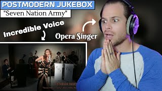 FLAWLESS VOCALS Professional Singer Reaction amp ANALYSIS  Postmodern Jukebox  Seven Nation Army [upl. by Tinor]