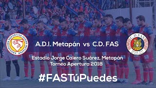 ADI Metapán 00 CD FAS  Resumen  Jornada 22  Apertura 2018 [upl. by Neitsabes]