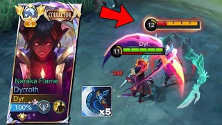 DYRROTH NEW ONESHOT BUILD IS FINALLY HERE🔥 BEST 1 HIT BUILD DYRROTH 2024 [upl. by Anitaf]